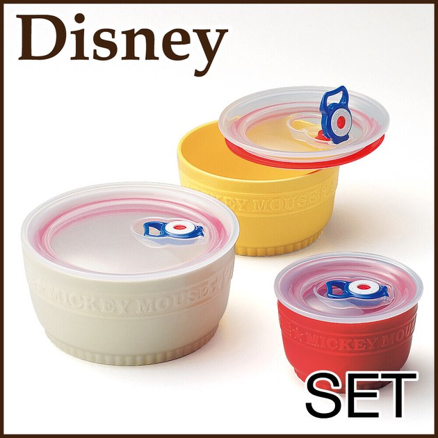 特価品】【ディズニー】3179 レンジパック3点セット（M