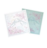 Sk 292 白 浅葱 花ふきん富士と桜 刺し子キット の商品ページ 卸 仕入れサイト スーパーデリバリー