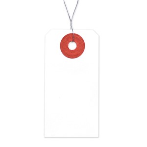 Wired Package Tags White Small
