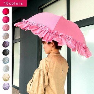 【新色追加】12色・フリルアンブレラ・おしゃれな雨傘・ゴージャス・軽量・細身・ラインストーン