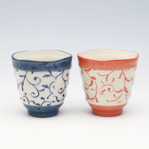 日本茶杯 蓝色