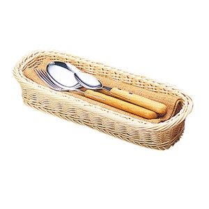 Basket White Basket Cutlery