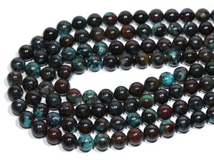 【丸ビーズ】クリソコラ 10mm【天然石 パワーストーン】