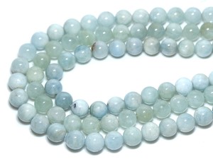 【丸ビーズ】アクアマリン (A) 12mm【天然石 パワーストーン】