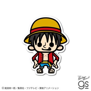 ONE PIECE（ワンピース）Xパンソンワークスコラボステッカー/LCS-042 ルフィ (新世界ver.)/Mサイズ
