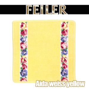 FEILER フェイラー Aida weiss ハンドタオル(ハンカチ) 104 yellow