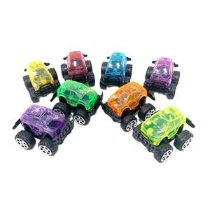 【おもちゃ・景品】『カラフルスケルトン4WD』＜全8色＞