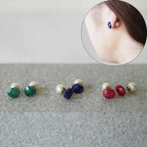 Pierced Earrings Silver Post