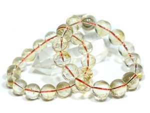 ☆高品質☆【ブレスレット】天然シトリンクォーツ (3A) (約14〜14.5mm) 【パワーストーン】