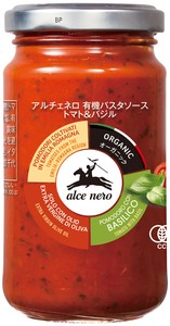 【アルチェネロ】有機パスタソース・トマト＆バジル 200g