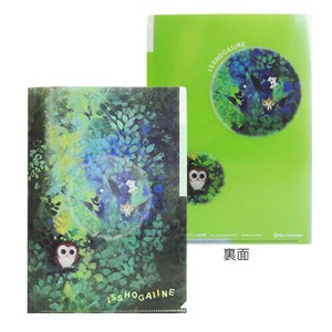 File A5 Clear File Cat Flowers