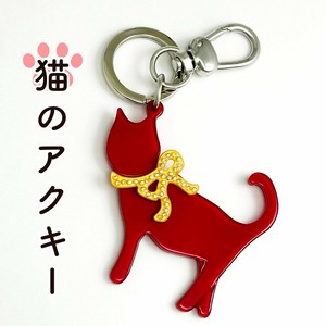 カラフル可愛いアクリルキーホルダー☆猫