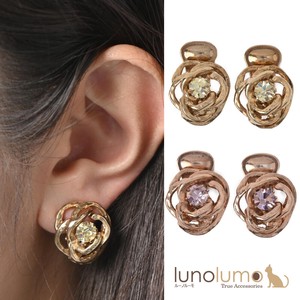 Clip-On Earrings Crystal 2-colors