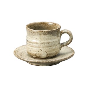Shigaraki ware Cup & Saucer Set Made in Japan