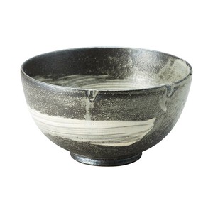 【信楽焼】黒磯　どんぶり（日本製）