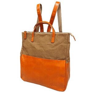 Backpack Cattle Leather Canvas Made in Japan