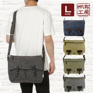 ＃3X97-00　【帆布工房】Vintage2シリーズ　横型ショルダーバッグ＜A4対応＞