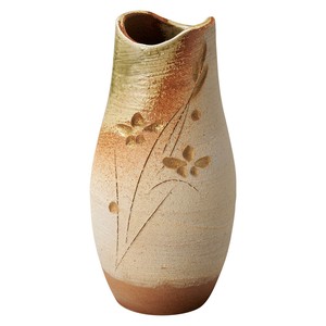 【信楽焼】明陽 長 小 花瓶（日本製）
