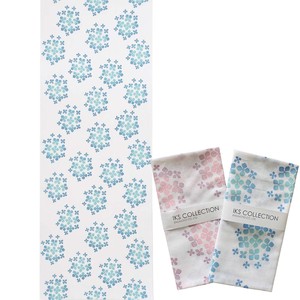 日式手巾 紫阳花 花 日式手巾 34 x 88cm 日本制造