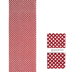 Tenugui Towel Red Cloisonne 34cm x 88cm Made in Japan