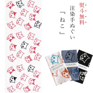 日式手巾 猫 日式手巾 34cm x 88cm 日本制造