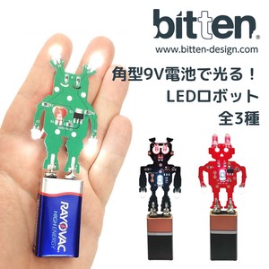 Showa Retro 【 BITTEN】 LED ROBOT mini decoration