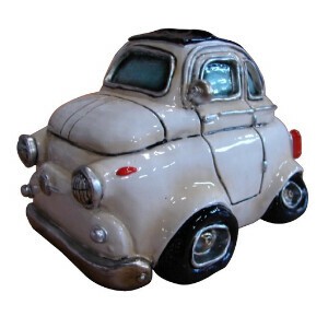 【可愛くてかっこいい！大人気・貯金箱！！】Bang Bang Car(white car)【35107】