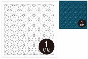 花ふきん布パック『角七宝』(白)・(藍)