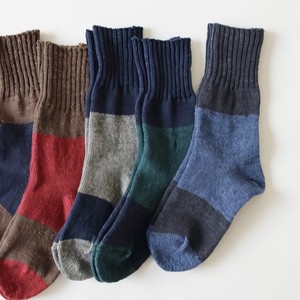 袜子 棉 羊毛 日本制造