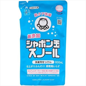 シャボン玉販売　シャボン玉スノールつめかえ用 【 衣料用洗剤・自然派 】