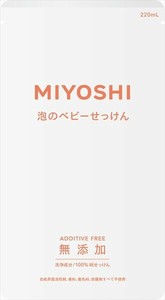 ミヨシ石鹸　無添加泡が出てくるベビーせっけん詰替 【 ベビー用品 】