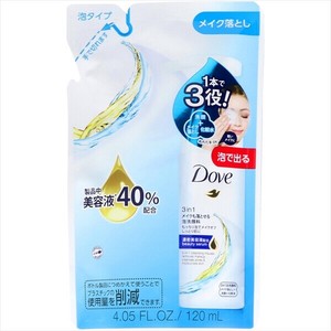 ユニリーバ　ダヴ3in1メイクも落とせる泡洗顔料つめかえ用 【 メイク落とし・クレンジング 】