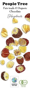 【予約販売・10月下旬】【フェアトレード】板チョコ・オーガニック　ヘーゼルナッツ