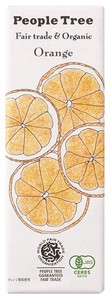 【フェアトレードチョコ】板チョコ・オーガニック　オレンジ
