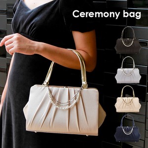 Ceremony Base Bag Pearl Charm Attached Party Admission Graduate