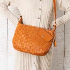 Shoulder Bag Zucchero SARAI Genuine Leather Ladies'