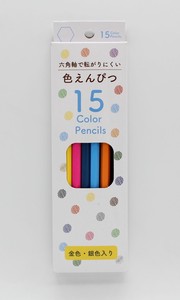 Colored Pencils 12-pcs 15-colors