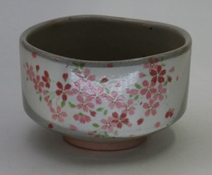日本茶杯 粉色 抹茶碗