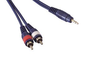 TRUEDYNA パッチングケーブル TD-30SMRC (3m StMini/RCA×2)