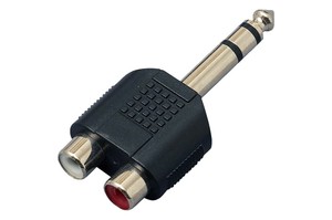 TRUEDYNA 変換コネクター TDF311  RCA(F)X2/StPhone(M)