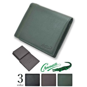 Bifold Wallet Genuine leather Coin Purse 3-colors