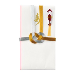 新コットン奉書 祝金封 10本結切 寿 祝儀袋