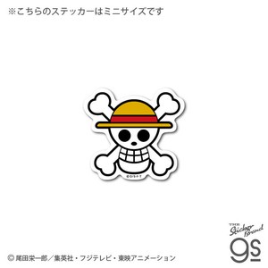 ONE PIECE（ワンピース）Xパンソンワークスステッカー/OPS-64　麦わらドクロ