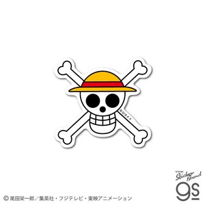 ワンピースステッカー ルフィ海賊旗 ダイカットステッカー ONE PIECE ジャンプ 海賊 アニメ グッズ OPS69