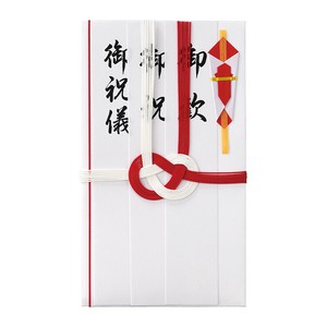 祝金封 赤白7本結切 短冊3枚入 祝儀袋