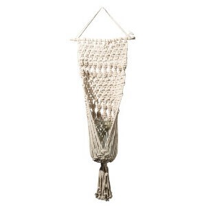【マクラメ/コットン】□64501 MACRAME TAPESTRY WHT