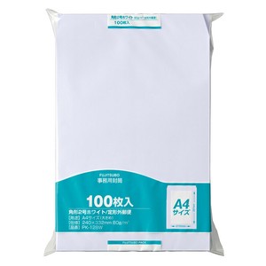 [封筒] マルアイ 事務用封筒 ホワイト 角形2号 80g/m2 100枚入