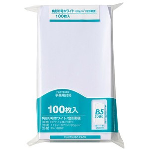 [封筒] マルアイ 事務用封筒 ホワイト 角形8号 80g/m2 100枚入