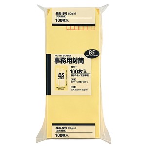 [封筒] マルアイ 事務用封筒 クリーム 長形4号 80g/m2 100枚入