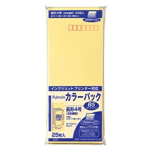 [封筒] マルアイ 藤壺カラーパック クリーム 長形4号 80g/m2